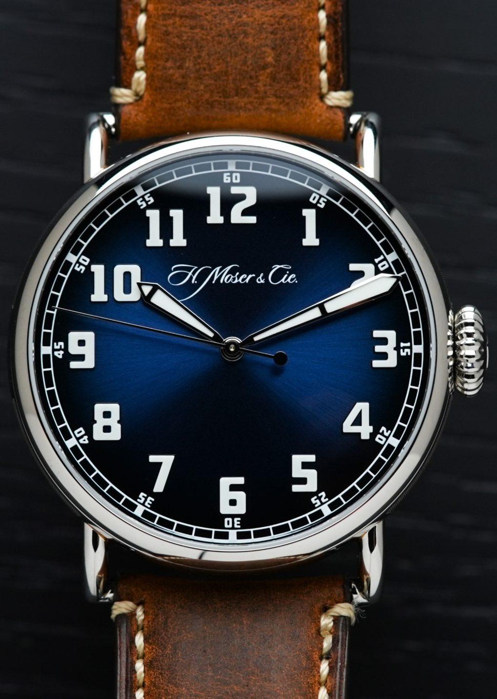 H.Moser & Cie. Centre Seconds Funky Blue Heritage