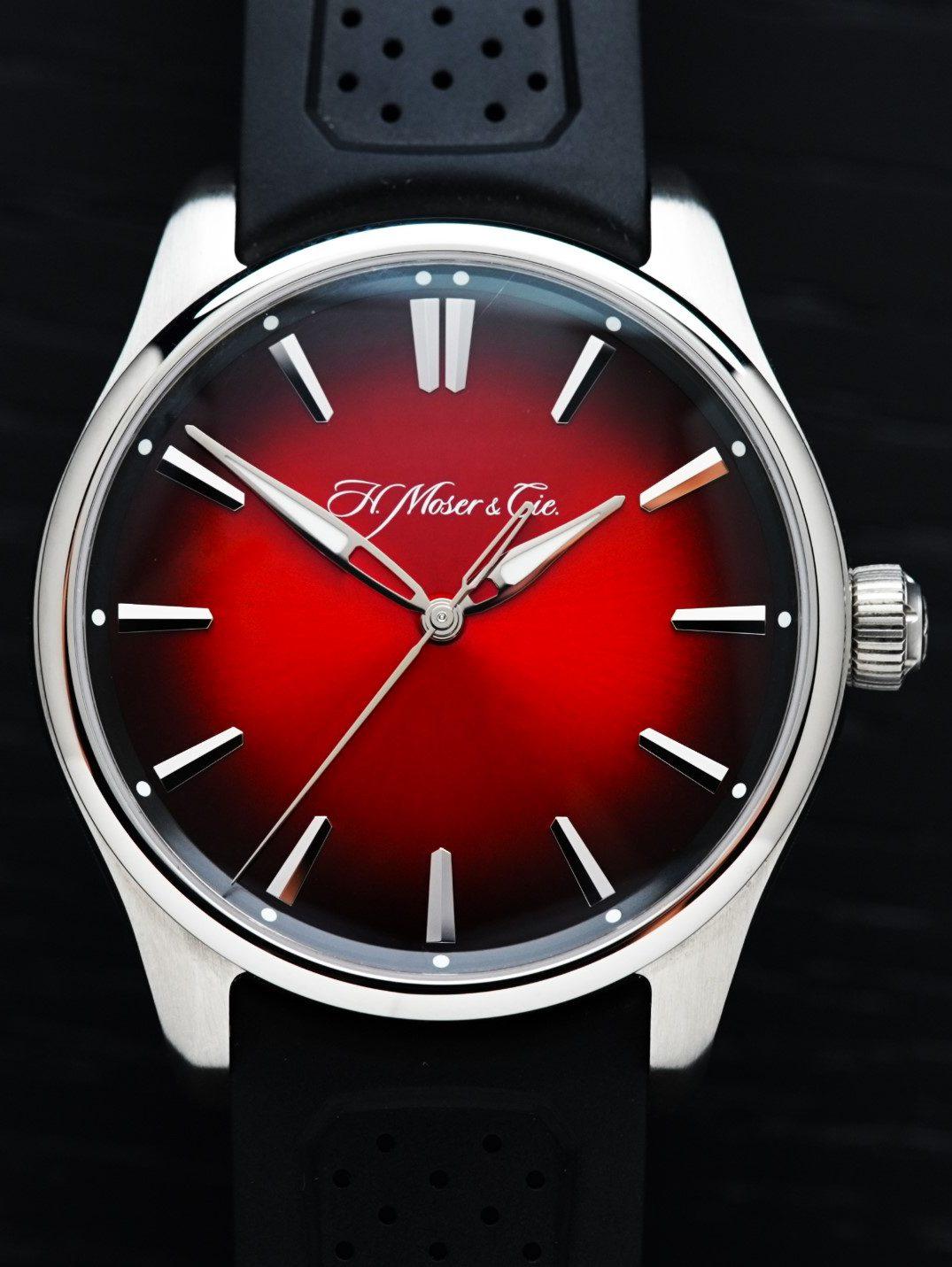 H.Moser & Cie. Pioneer Centre Seconds Swiss Mad Red