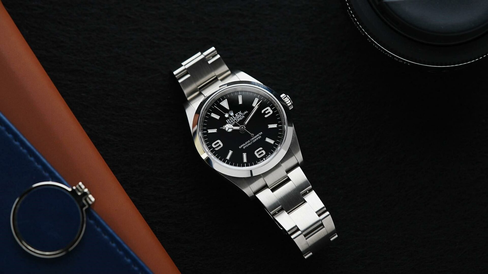 Rolex Explorer 36MM New Model featured on an angle.