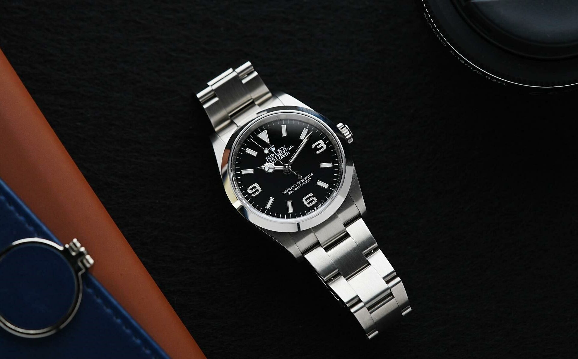 Rolex Explorer 36MM New Model featured on an angle.
