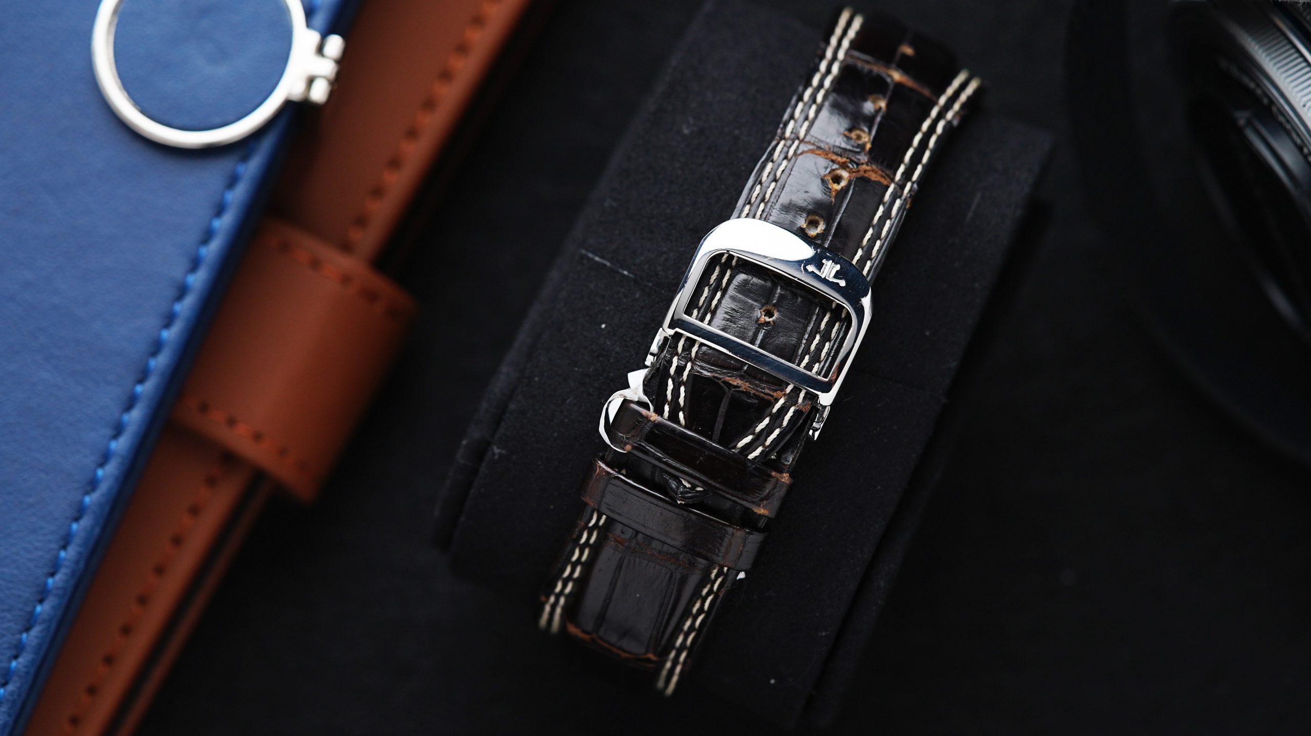 Jaeger-LeCoultre Master Compressor Dualmatic strap and buckle.