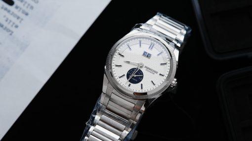 Parmigiani Fleurier Tonda Tondagraph GT 42mm Panda watch featured under white lighting.