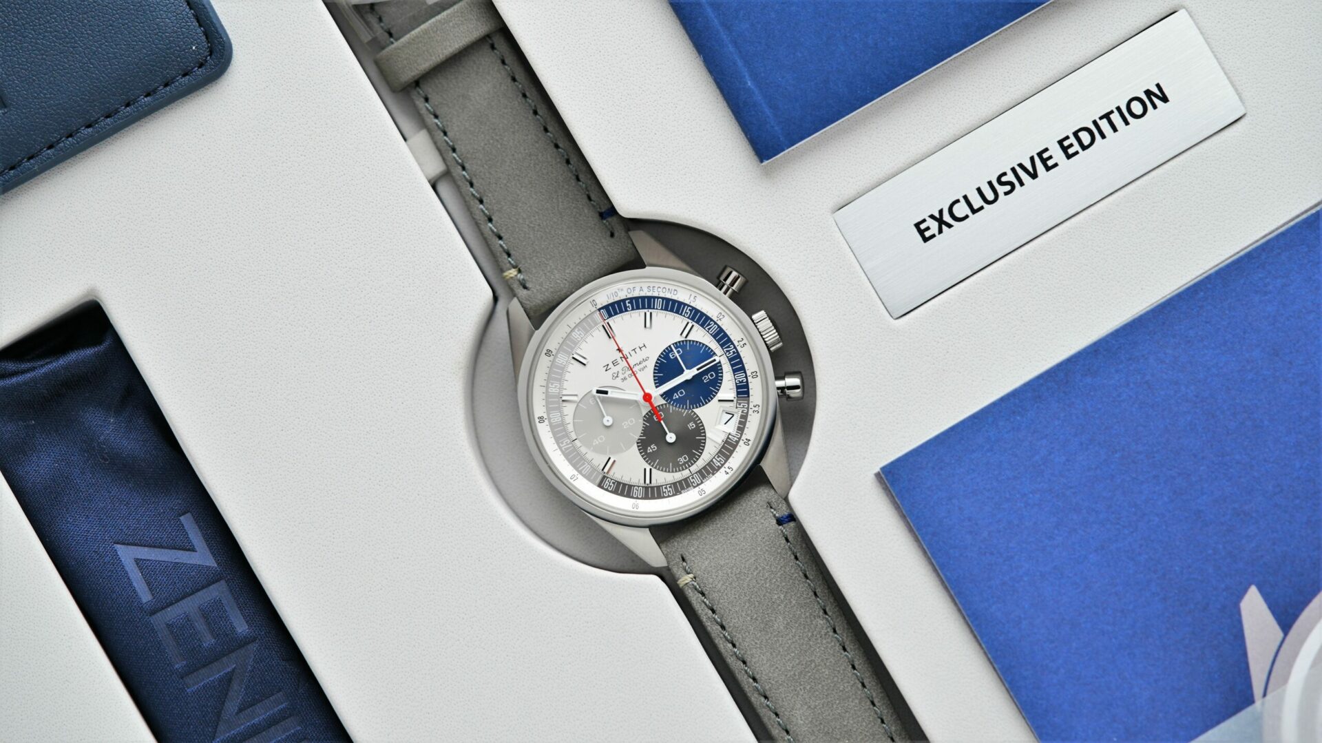 Zenith Chronomaster Original Striking 10th watch in watchbox.