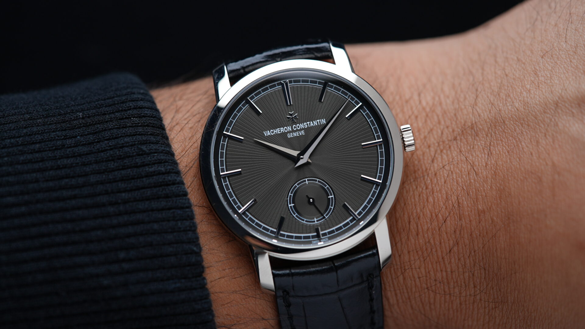 Vacheron Constantin Patrimony Traditional Japan 100th Anniversary watch featured on the wrist.