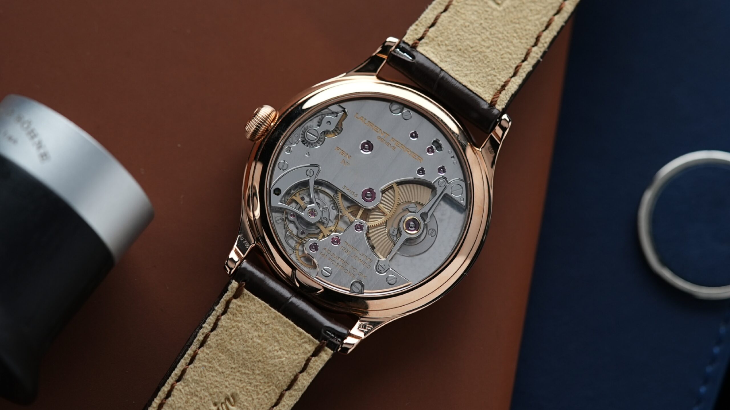 Laurent Ferrier Galet Micro-rotor Rose Gold - Ticking Way