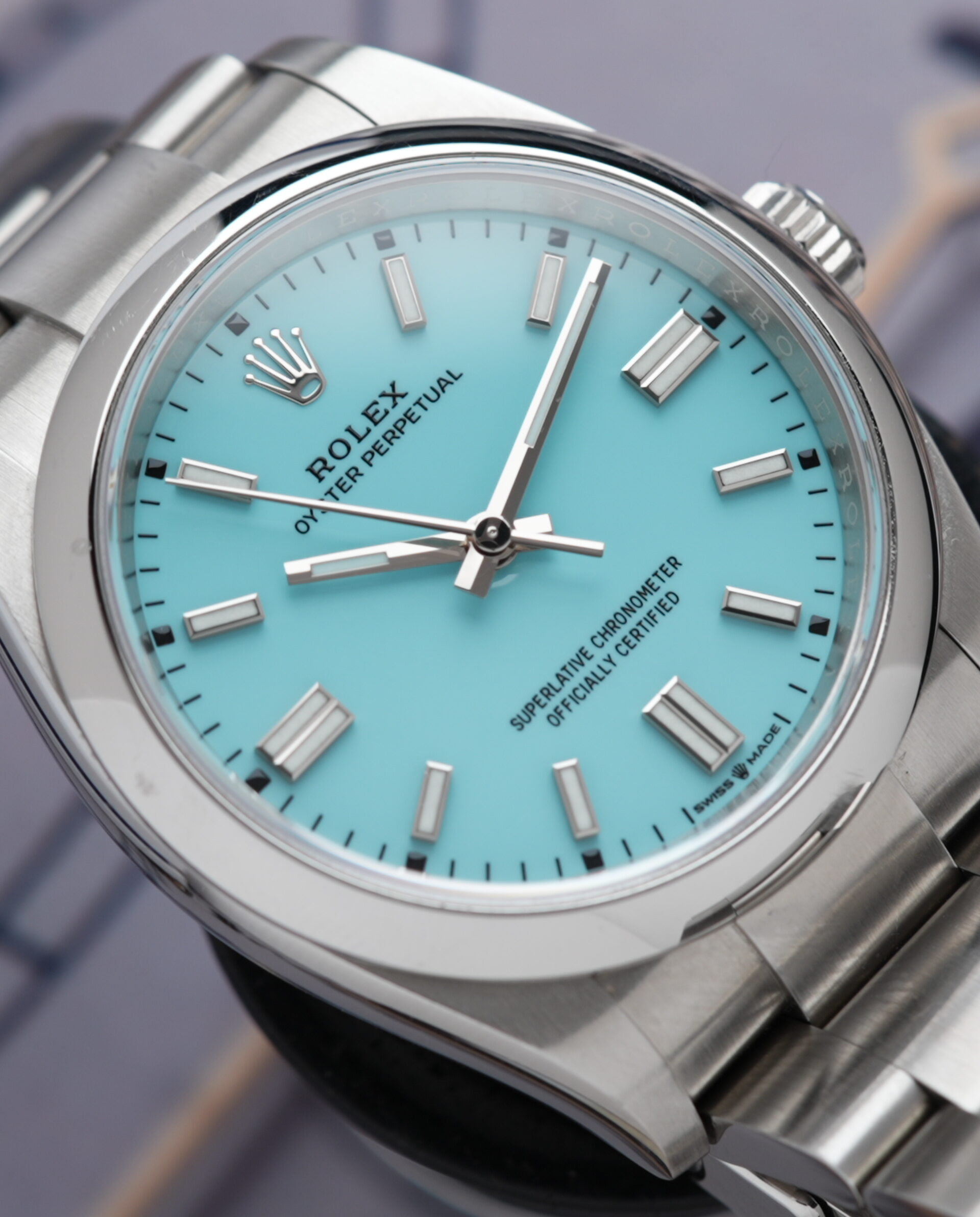 Rolex Oyster Perpetual 36 Tiffany Blue 126000 - Ticking Way
