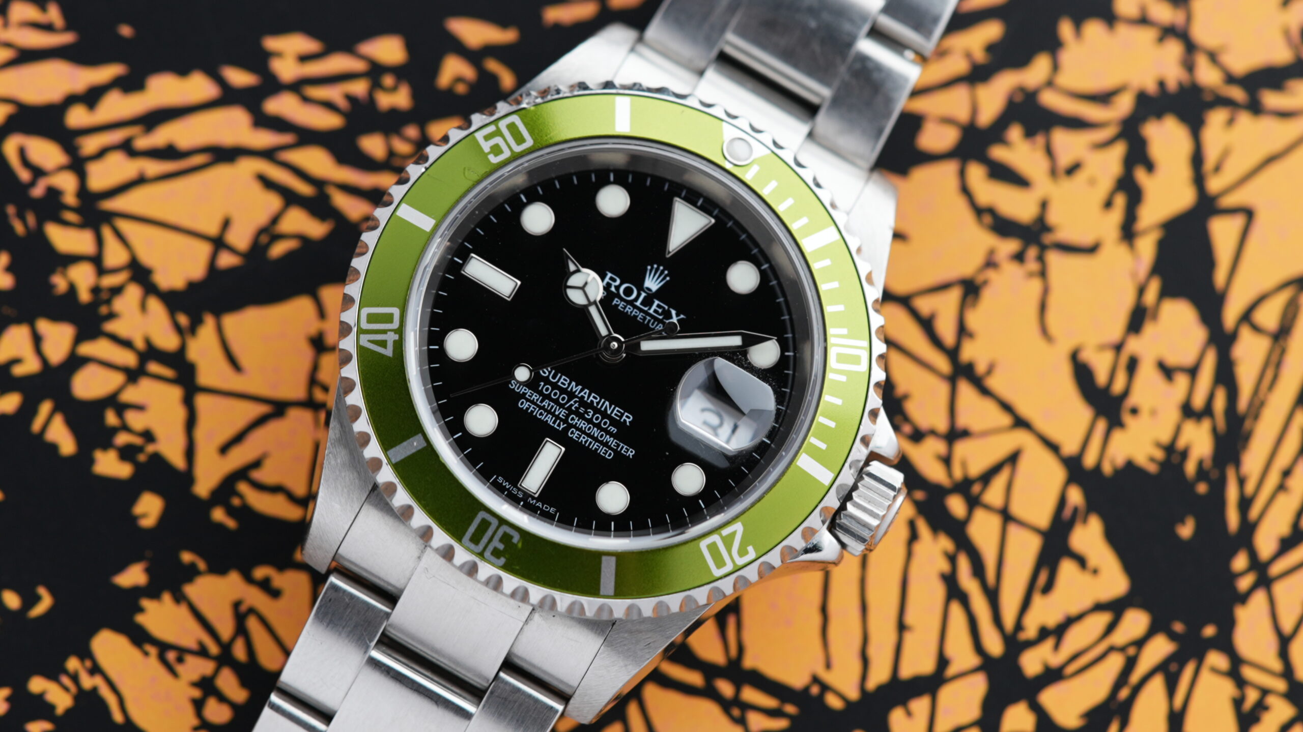 Rolex 【Polished】Submariner Kermit 16610LV Green Date for $12,063 for  sale from a Trusted Seller on Chrono24