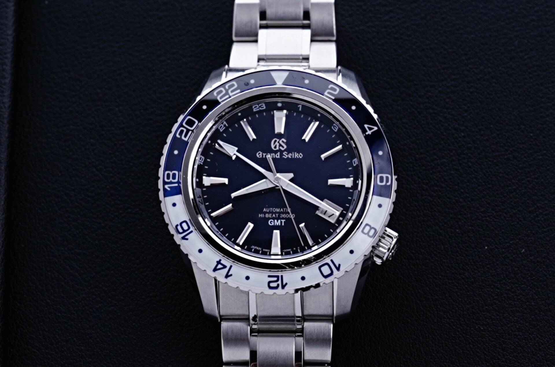 Grand Seiko Sport Collection SBGJ237 Sport GMT Hi-Beat Blue and White -  Ticking Way