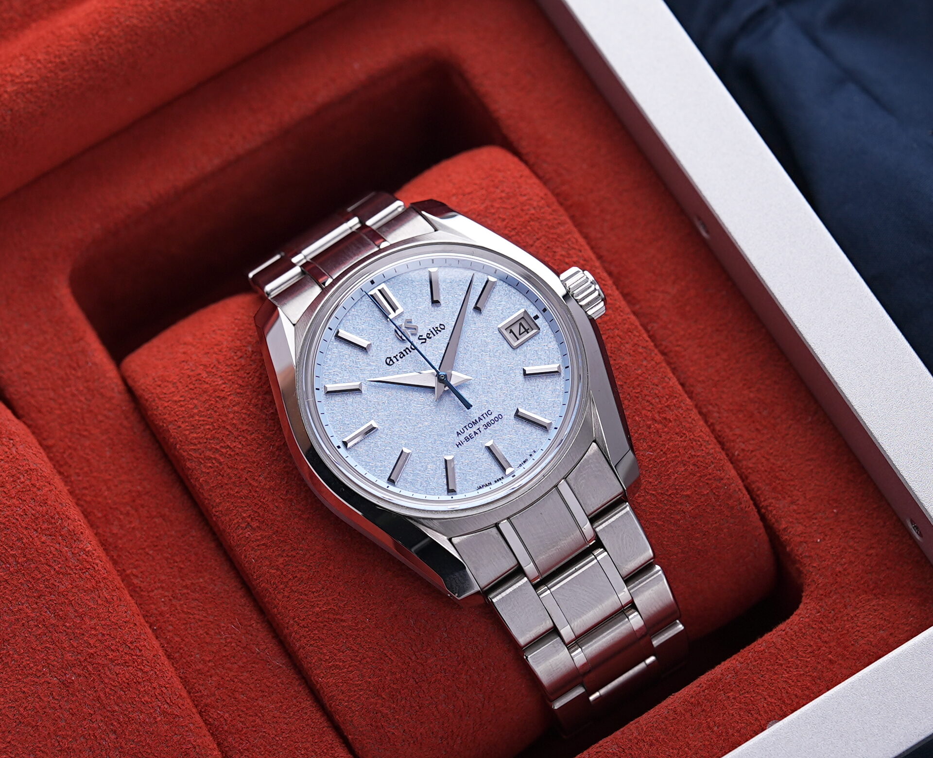 Grand Seiko Heritage Collection Hi-Beat Heritage Frozen Dial SBGH295 ...