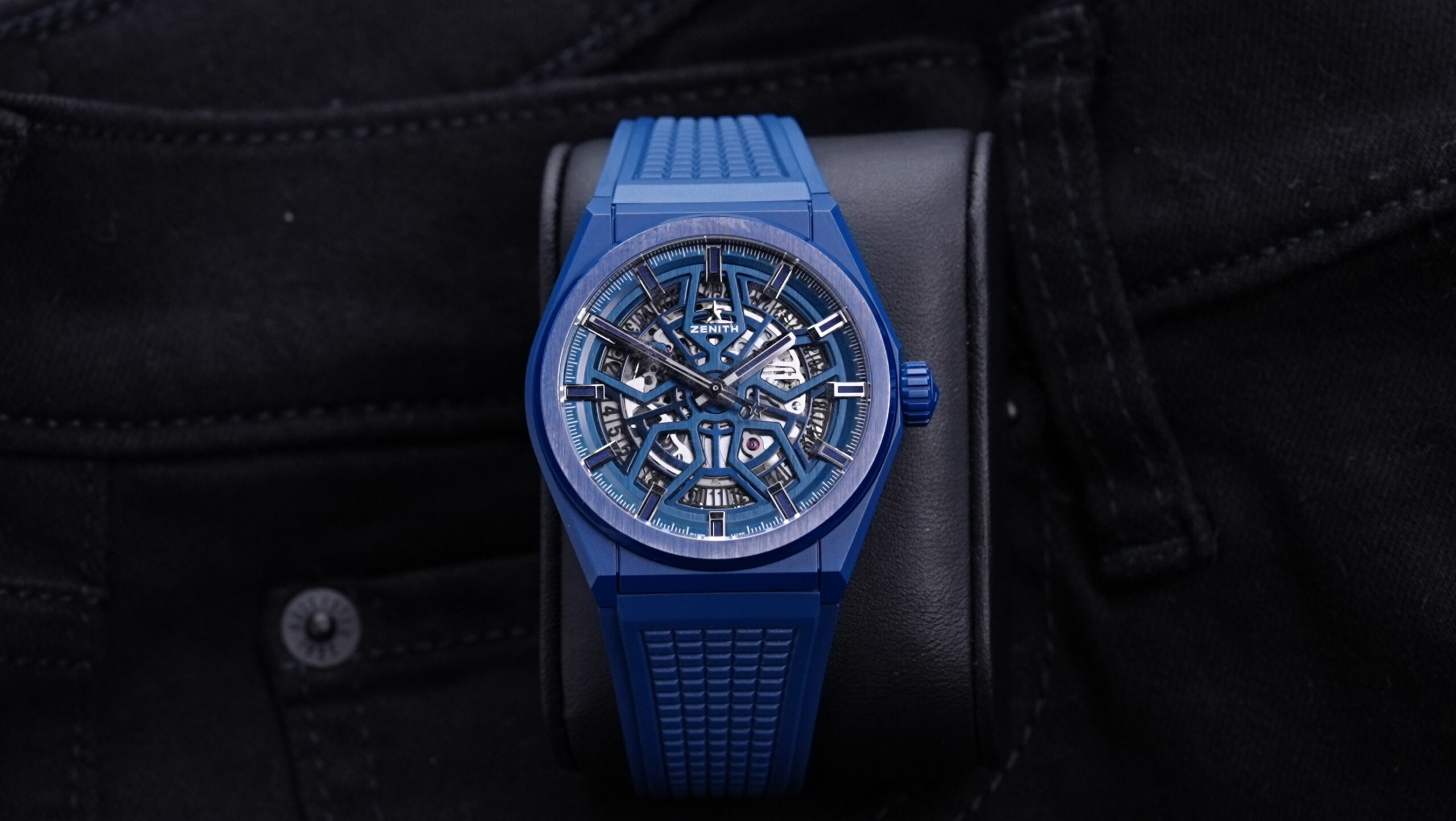 Zenith DEFY Classic Automatic Blue Skeleton Dial Men's Watch