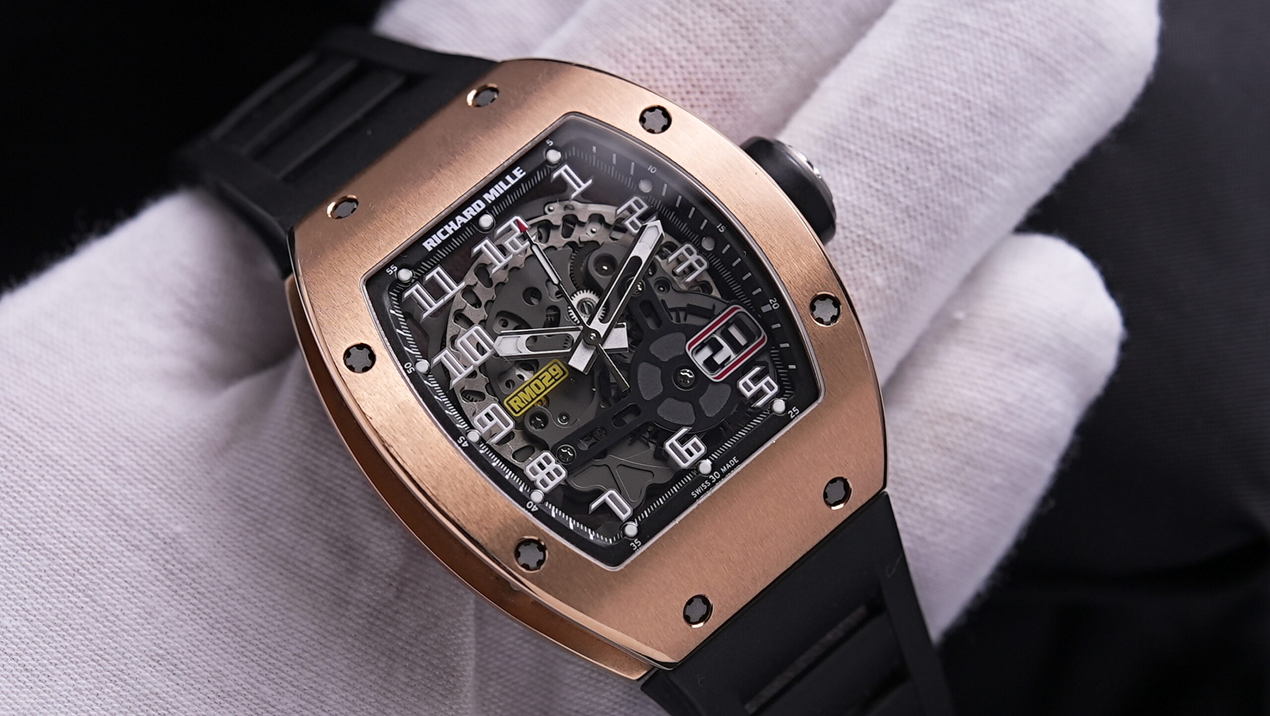 Richard Mille RM 029 Rose Gold Oversized Date RM029 - Ticking Way